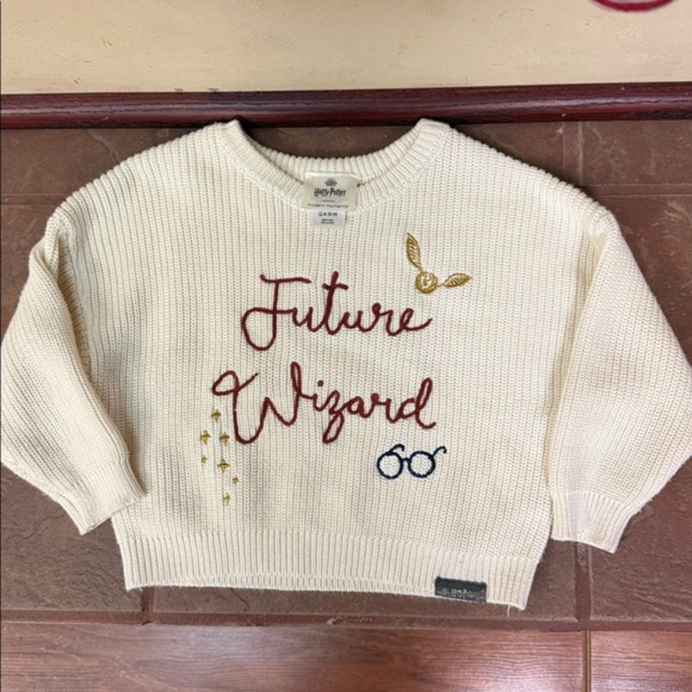 Wizarding World of Harry Potter Future Wizard Sweater unisex Size 2T